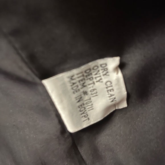 VINTAGE EXECUTIVE COLLECTION BLACK & GREY PLAID LONG SLEEVE JACKET BLAZER - Picture 11 of 11